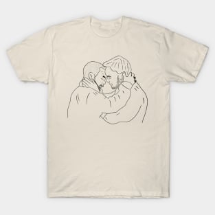 Captain Flint & Thomas Reunion reunion hug T-Shirt